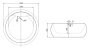 Акриловая ванна BELBAGNO BB30-1550, 1550x1550x600 Акриловая ванна BELBAGNO BB30-1550, 1550x1550x600