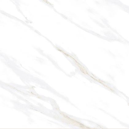 Calacatta Clarity Gold Керамогранит белый 80х80 Полированный