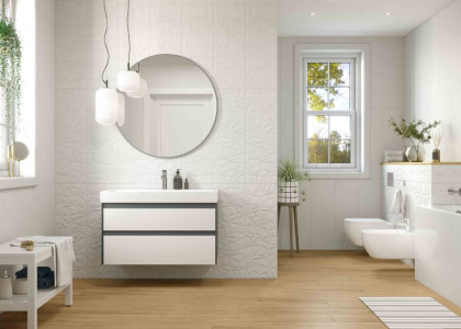 Декор Brilliant Crystal White W M/STR 30x90 R Satin 1 Декор Brilliant Crystal White W M/STR 30x90 R Satin 1