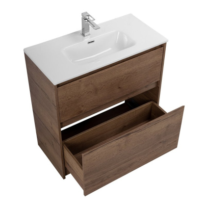 Тумба с раковиной напольная BelBagno KRAFT 39 80 Bianco Opaco, раковина белая Тумба с раковиной напольная BelBagno KRAFT 39 80 Bianco Opaco, раковина белая