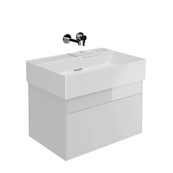 Тумба LOGICA подвесная 2 ящика 70 см, белоснежный LO.70.2\WHT