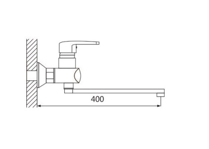 Смеситель для ванны латунь, хром S5172 Смеситель для ванны латунь, хром S5172