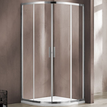 Душевой уголок Garda VSQ-1G800CL, 800*800, хром, стекло прозрачное 