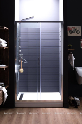 Душевая дверь Aquanet Alfa NAA6121 120, прозрачное стекло Душевая дверь Aquanet Alfa NAA6121 120, прозрачное стекло