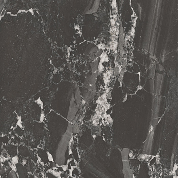 Риальто чёрный матовый обрезной 80x80x0,9