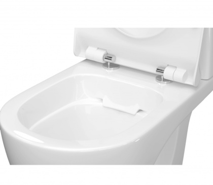 Унитаз-компакт LAPARET Bianca с сиденьем микролифт белый с1