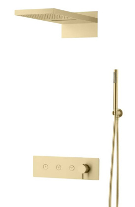 Встроенная душевая система FUSION, трехпозиционная GOLD