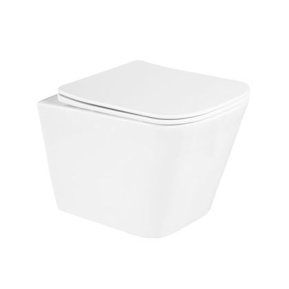 BB3103CHR/SC/BB002-80/BB018-GV-BIANCO Унитаз подвесной с сиденьем BelBagno DUE + Система инсталляции для унитазов с кнопкой смыва BB018-GV-BIANCO Исполнение: Белый  BB3103CHR/SC/BB002-80/BB018-GV-BIANCO Унитаз подвесной с сиденьем BelBagno DUE + Система инсталляции для унитазов с кнопкой смыва BB018-GV-BIANCO Исполнение: Белый