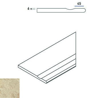 Роуп Борт.30X60 С Выемкой Закруг.Пр Роуп Борт.30X60 С Выемкой Закруг.Пр
