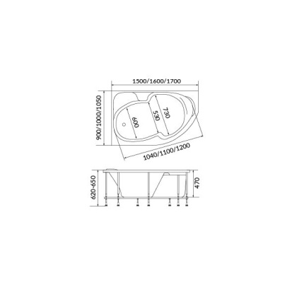 Панель FINA 170х105 R/L Панель FINA 170х105 R/L