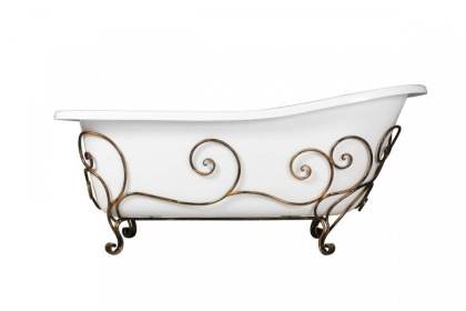 Кованая подставка для ванны "Царская" (патина) Кованая подставка для ванны "Царская" (патина)