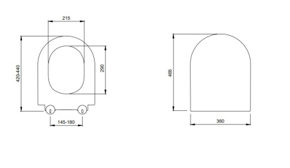 Сиденье с крышкой Taormina/Jet Flush/Parma белое матовое, A0300-002 (A0301-002), шт