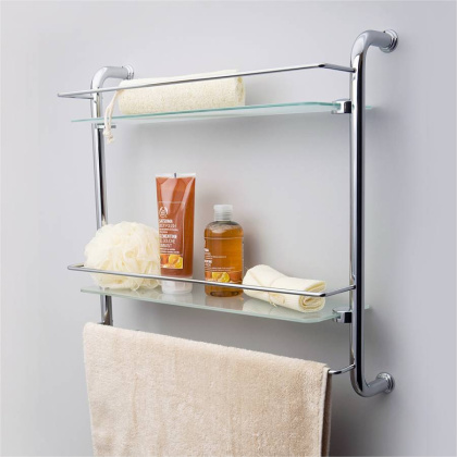 K-2022 Полка стеклянная двойная K-2022 Полка стеклянная двойная