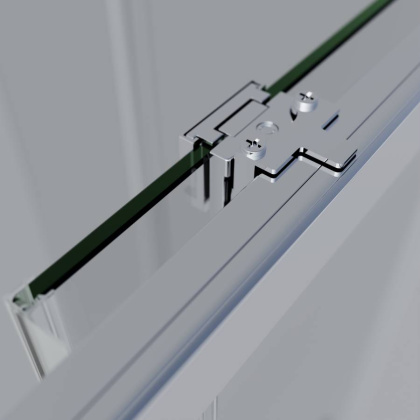 Душевой уголок Soft 2 VSS-3SO2800CL, 800*800, хром, стекло прозрачное
