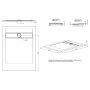 Душевой поддон Allen Brau Infinity 120x90 8.21003-BGM синий матовый Душевой поддон Allen Brau Infinity 120x90 8.21003-BGM синий матовый