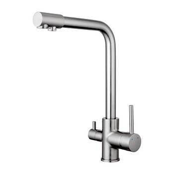 Смеситель для кухни со встроенным фильтром (краном) под питьевую воду Shevanik S328 S328L