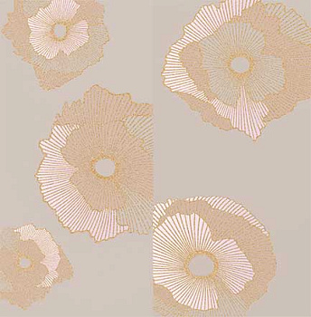 Панно Mono Golden flowers 60х60 (компл. из 2 шт) Панно Mono Golden flowers 60х60 (компл. из 2 шт)