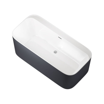 Акриловая ванна Allen Brau Infinity 170x80 2.21001.20/AM белый глянец (панель антрацит), шт Акриловая ванна Allen Brau Infinity 170x80 2.21001.20/AM белый глянец (панель антрацит), шт