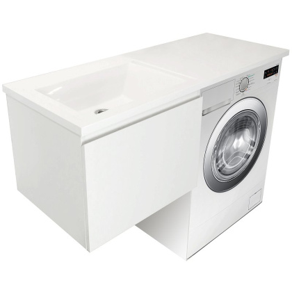 Комплект мебели Dallas Luxe 1150х482 левосторонний подвесной 1 ящик (ШхГхВ) 498х476х430