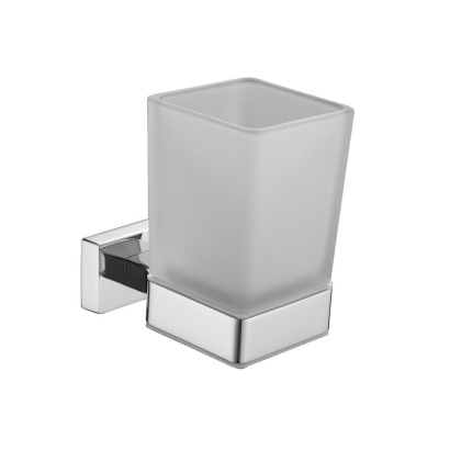 Стакан керамический с держателем, SG5612 Shevanik, Хром