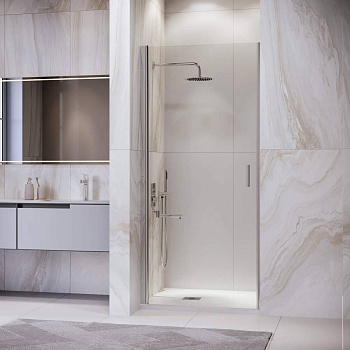 Душевая дверь  60*195 RGW LE-003 Хром/Прозрачное/6 мм