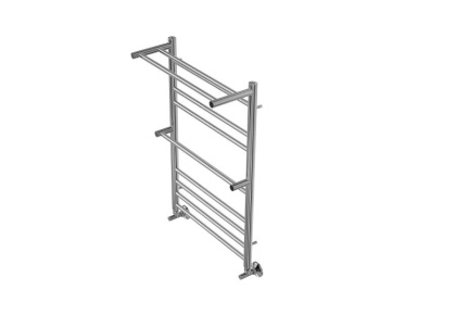 Полотенцесушитель водяной Aquatek (Акватек) Альфа П10 500х800 мм, с полкой, подключение нижнее/диагональное, сверхпрочная пищевая нержавеющая сталь AISI 304L, гарантия 10 лет