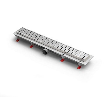 Душевой лоток 65 см Creto Snake CRE-650 SN с решеткой, хром