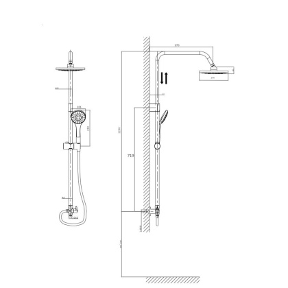 Душевой комплект RUSH Bella (BL4535-111)