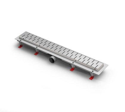 Душевой лоток 65 см Creto Snake CRE-650 SN с решеткой, хром