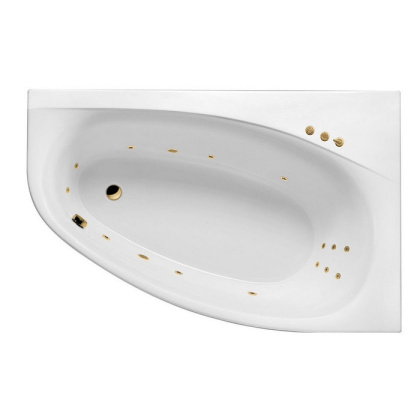 Ванна EXCELLENT Kameleon 170x110 (правая) "SMART" (золото) Ванна EXCELLENT Kameleon 170x110 (правая) "SMART" (золото)