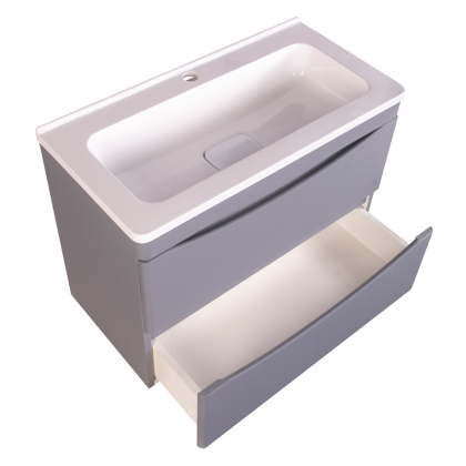 Тумба подвесная Creto Oro 70 см 24-HN70-GR серый люкс