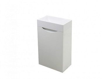 Комплект мебели Mini 400х220 подвесной правосторонний 1 дверный (ШхГхВ) 400х220х607