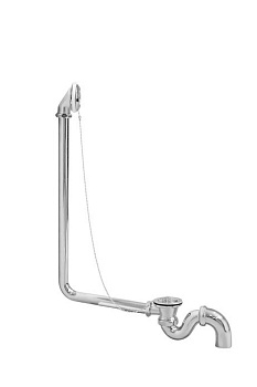 Слив-перелив для ванны Wirquin В (хром) Слив-перелив для ванны Wirquin В (хром)