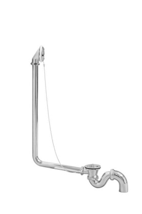 Слив-перелив для ванны Wirquin В (хром) Слив-перелив для ванны Wirquin В (хром)