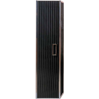 Пенал MONACO черный глянец + хром без ножек 868-BCR Boheme