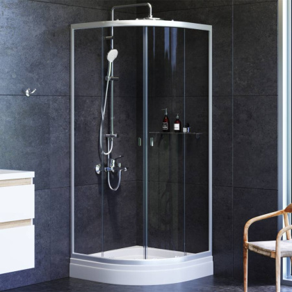 W88G-205-080MT64 X-Joy Twin Slide,  Душевое ограждение без  поддона, 80x80, профиль мат Хром W88G-205-080MT64 X-Joy Twin Slide,  Душевое ограждение без  поддона, 80x80, профиль мат Хром