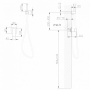 Смеситель ABBER Daheim AF8225NG с гигиеническим душем, никель