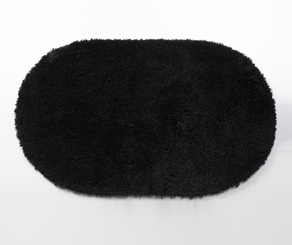 Коврик для ванной комнаты Dill, 100х60х3 см, черный, BM-3941