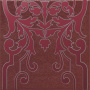 Декор Барберино 2 бордо глянцевый 20x20x0,69