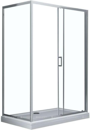 Душевая дверь Aquanet SD-1400A 140, прозрачное стекло