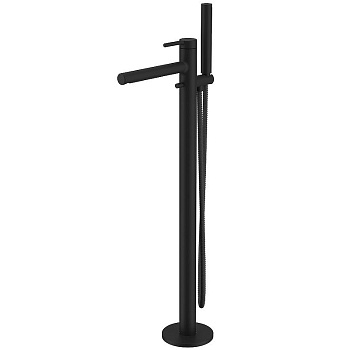 Смеситель для ванны отдельностоящий EXCELLENT Pi AREX.1255BL (черный мат)