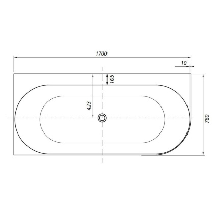 Акриловая ванна Allen Brau Priority 4 А 170x78 2.31004.20A белый глянец Акриловая ванна Allen Brau Priority 4 А 170x78 2.31004.20A белый глянец