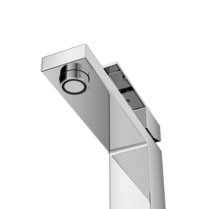 SLIDER-LS-01-W0 Смеситель для раковины однорычажный без донного клапана, хром