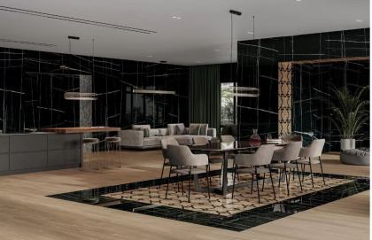 Surface Laboratory/Сахара Блэк лаппатированный обрезной 119,5x320x0,6