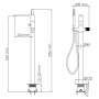 Fulda 5221 Смеситель напольный для ванны Fulda 5221 Смеситель напольный для ванны