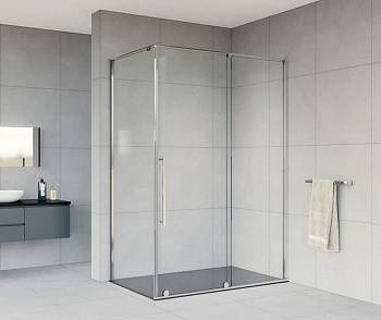 Душевой уголок Arno VSR-1A9015CL, 1500*900, хром, стекло прозрачное