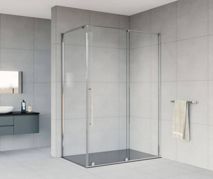 Душевой уголок Arno VSR-1A9015CL, 1500*900, хром, стекло прозрачное