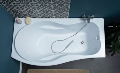 Акриловая ванна Aquanet Borneo 170x75/90 L (с каркасом)