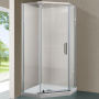 Душевой уголок Stresa VSP-1S900CL, 900*900, хром, стекло прозрачное 
