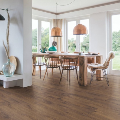 Ламинат Quick Step Classic Plus Hydro CLH 4091 Дуб Горный Коричневый